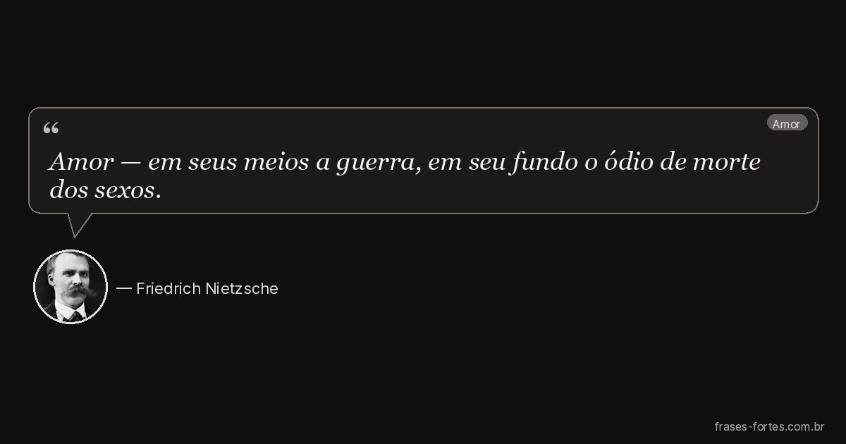 Frase de Friedrich Nietzsche