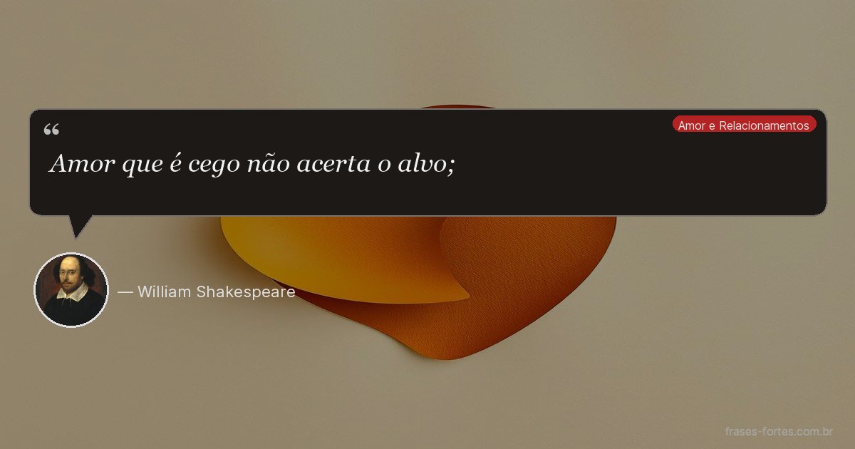 Frase de William Shakespeare