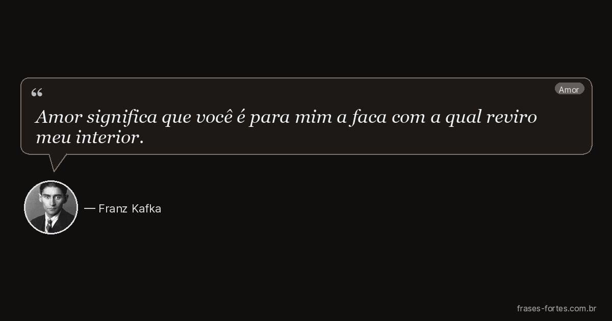 Frase de Franz Kafka