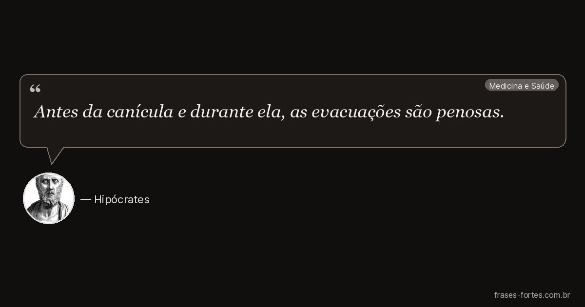 Frase de Hipócrates