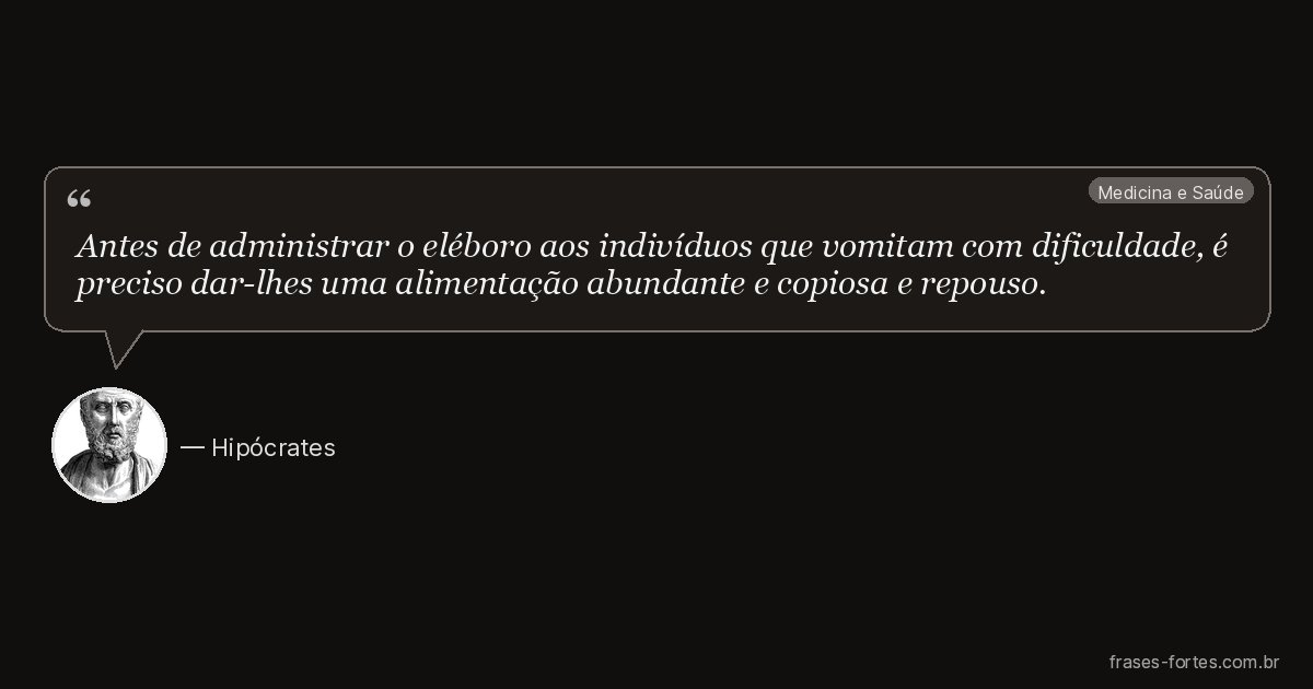Frase de Hipócrates