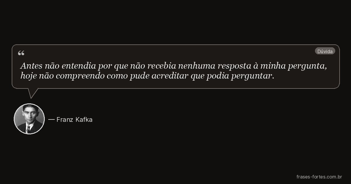 Frase de Franz Kafka