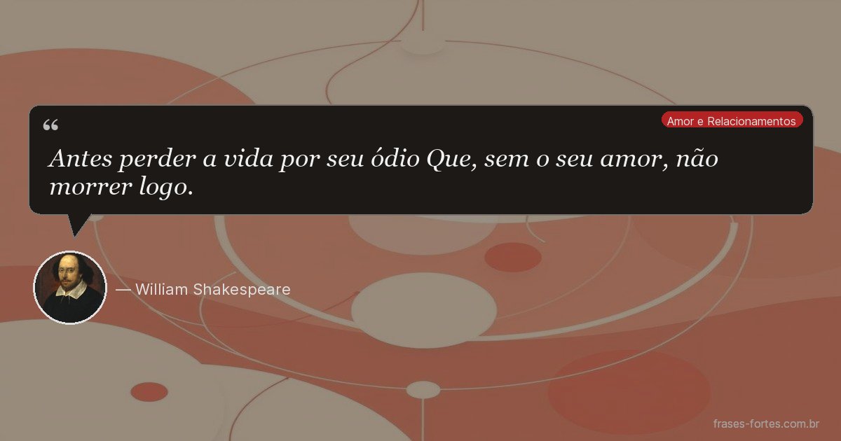 Frase de William Shakespeare