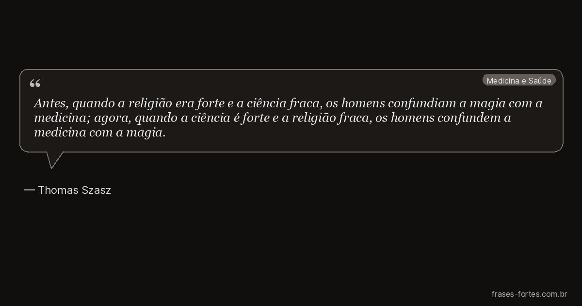 Frase de Thomas Szasz
