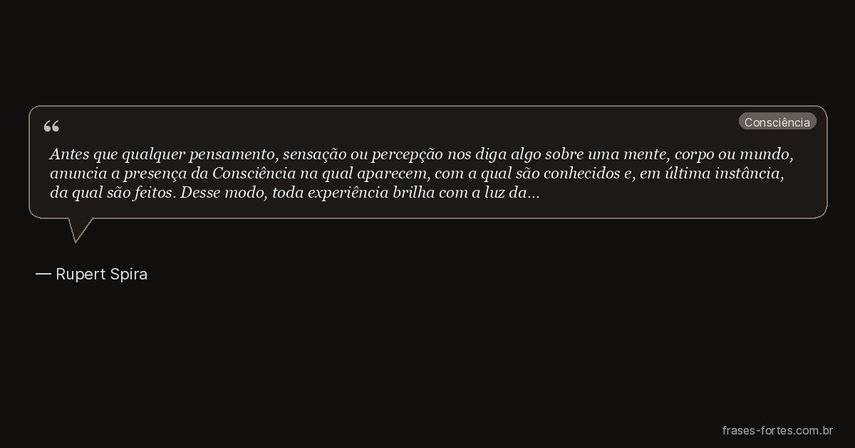 Frase de Rupert Spira