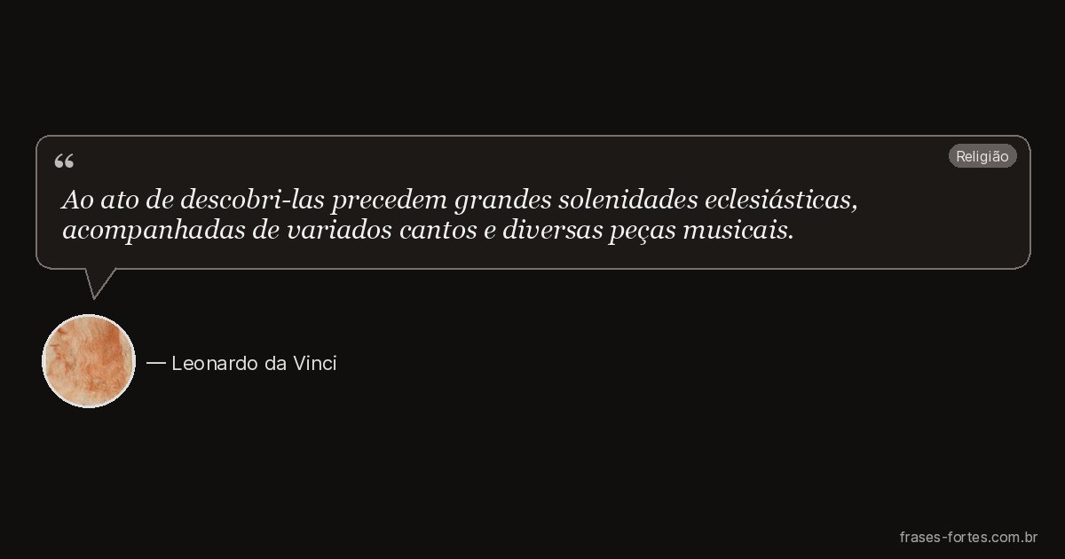 Frase de Leonardo da Vinci