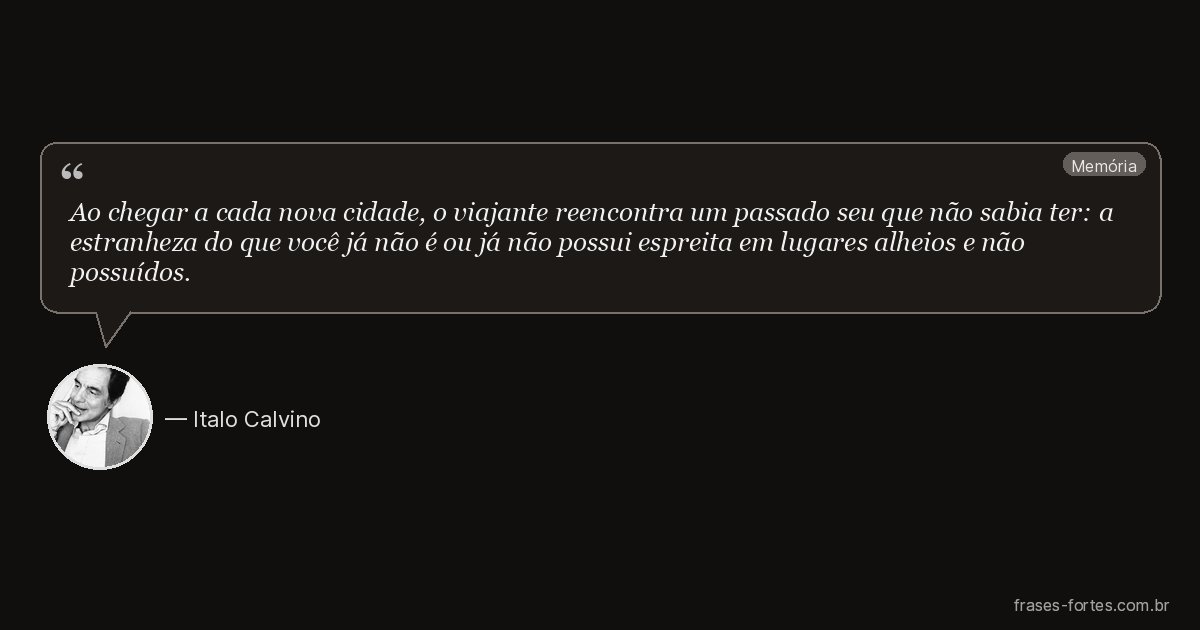 Frase de Italo Calvino