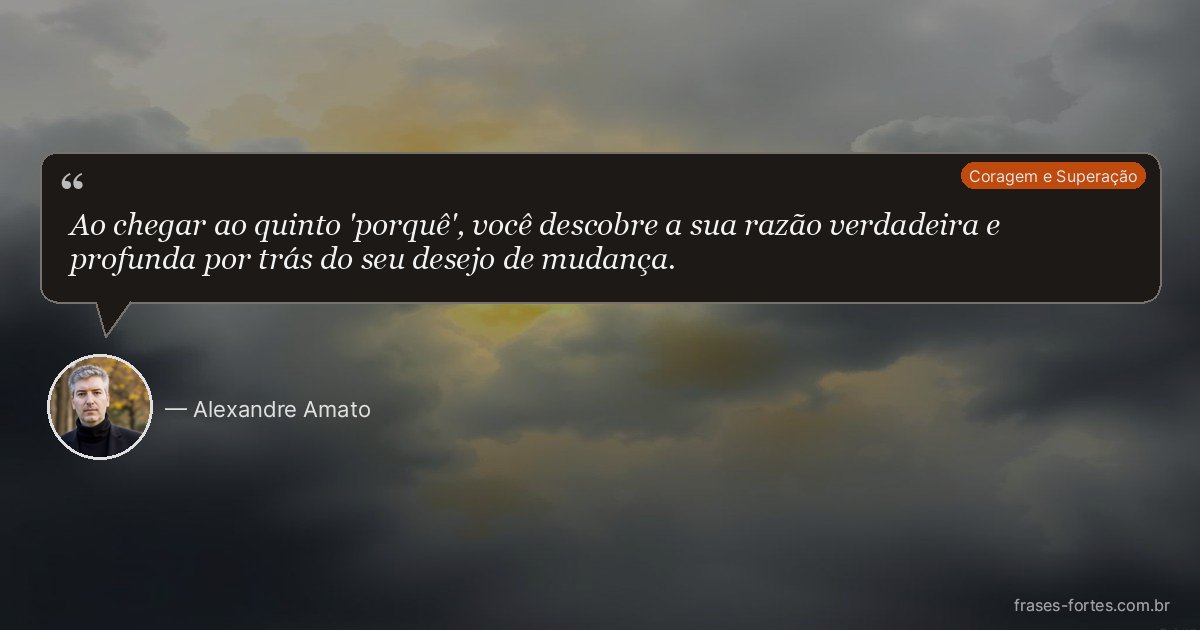 Frase de Alexandre Amato