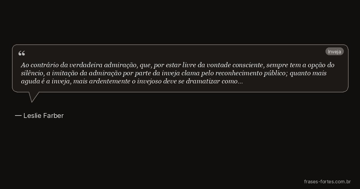 Frase de Leslie Farber