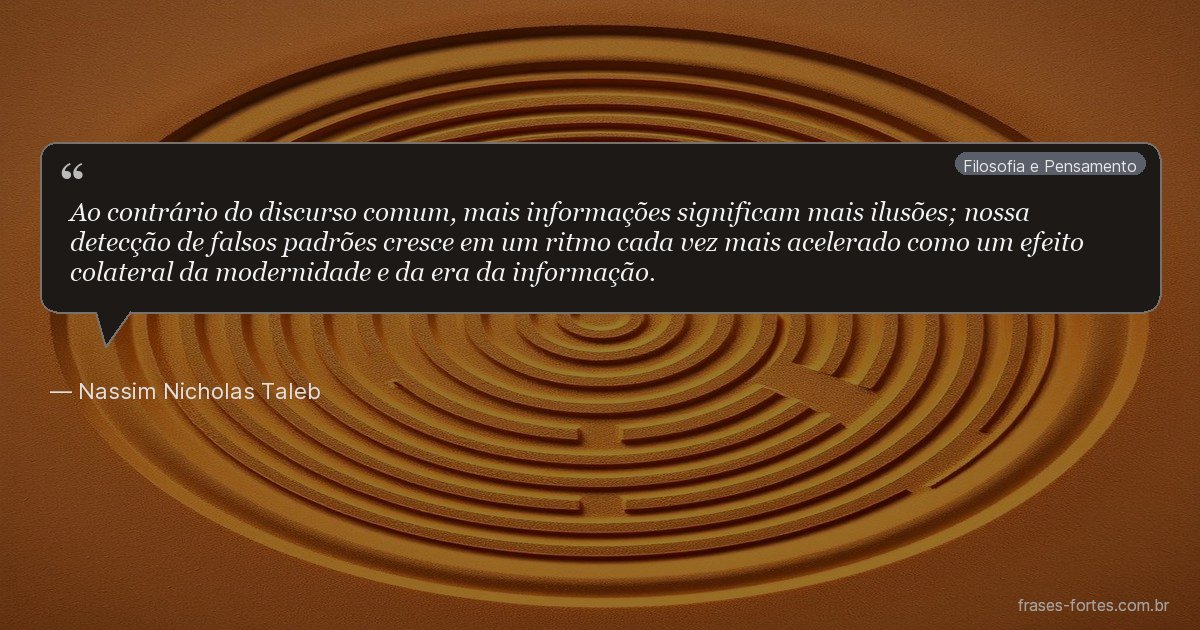 Frase de Nassim Nicholas Taleb