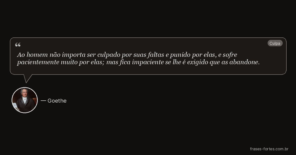 Frase de Goethe