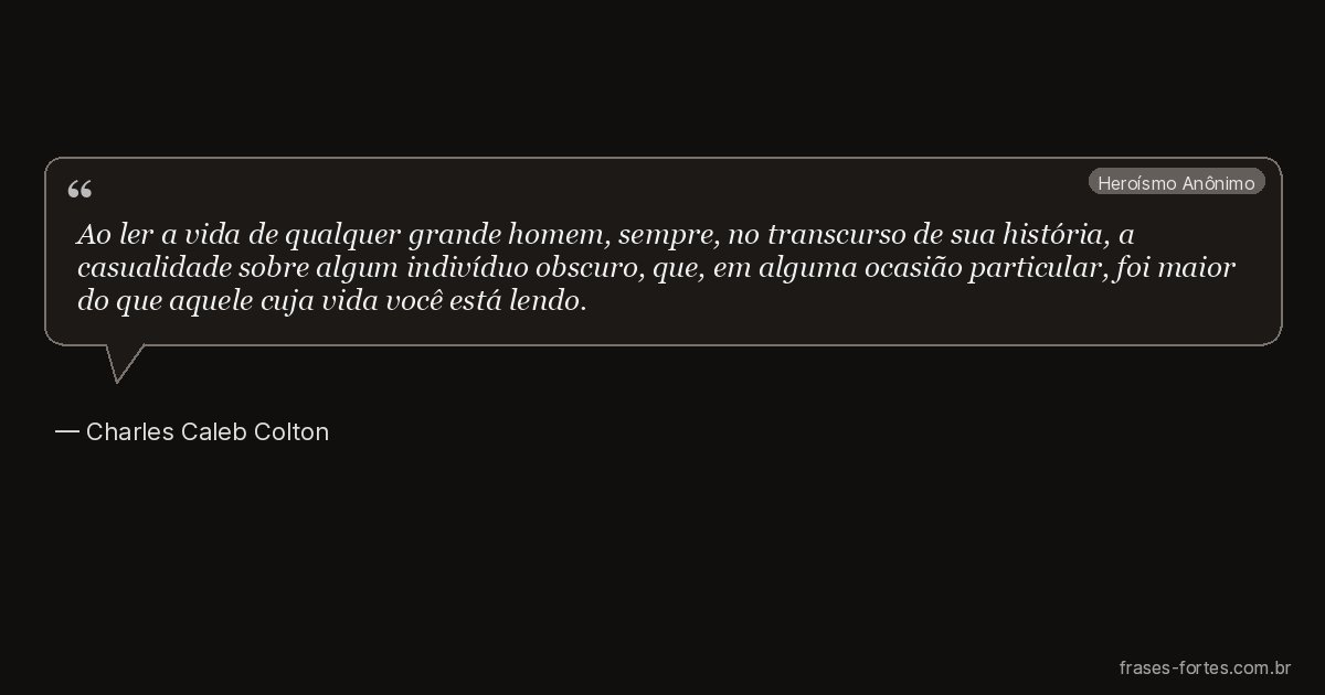 Frase de Charles Caleb Colton