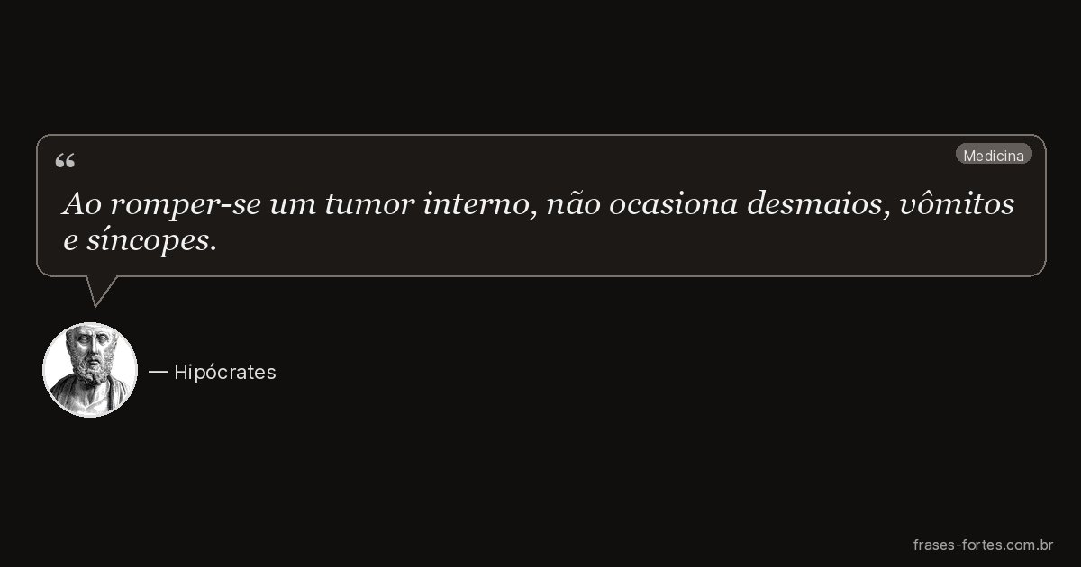 Frase de Hipócrates