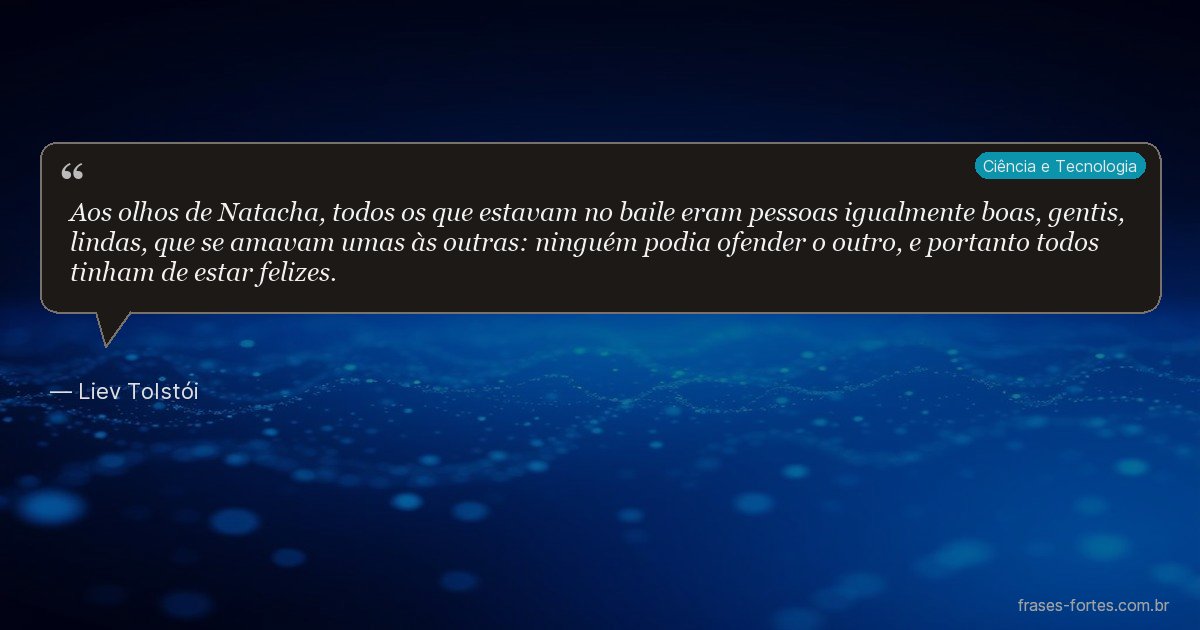 Frase de Liev Tolstói
