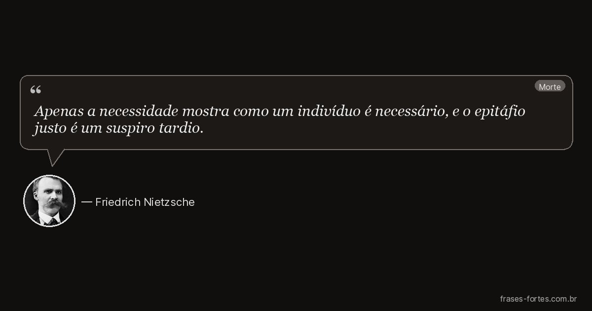 Frase de Friedrich Nietzsche