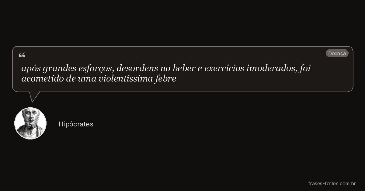 Frase de Hipócrates