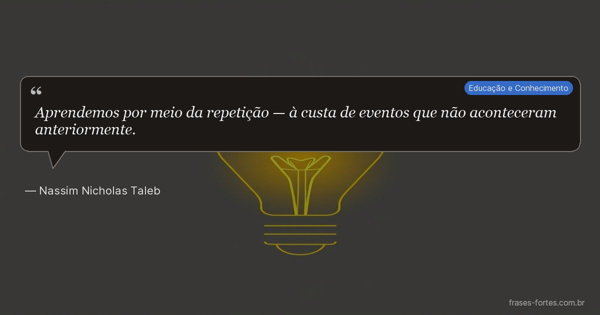 Frase de Nassim Nicholas Taleb