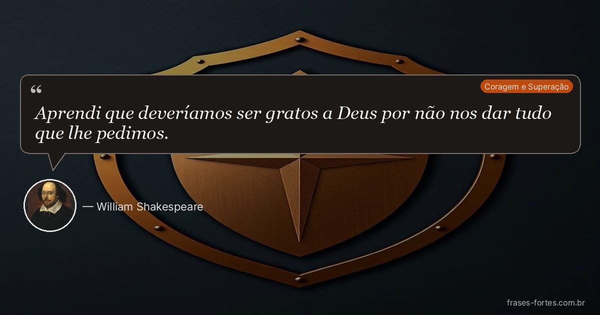 Frase de William Shakespeare