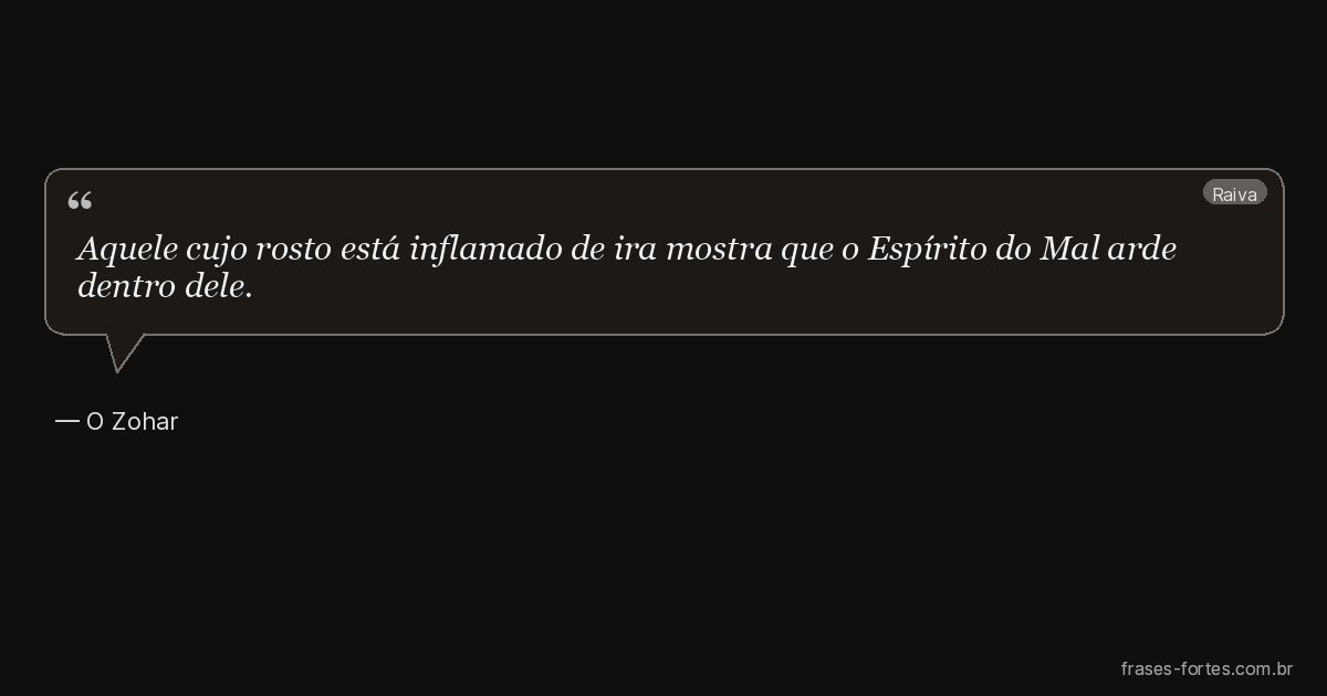 Frase de O Zohar