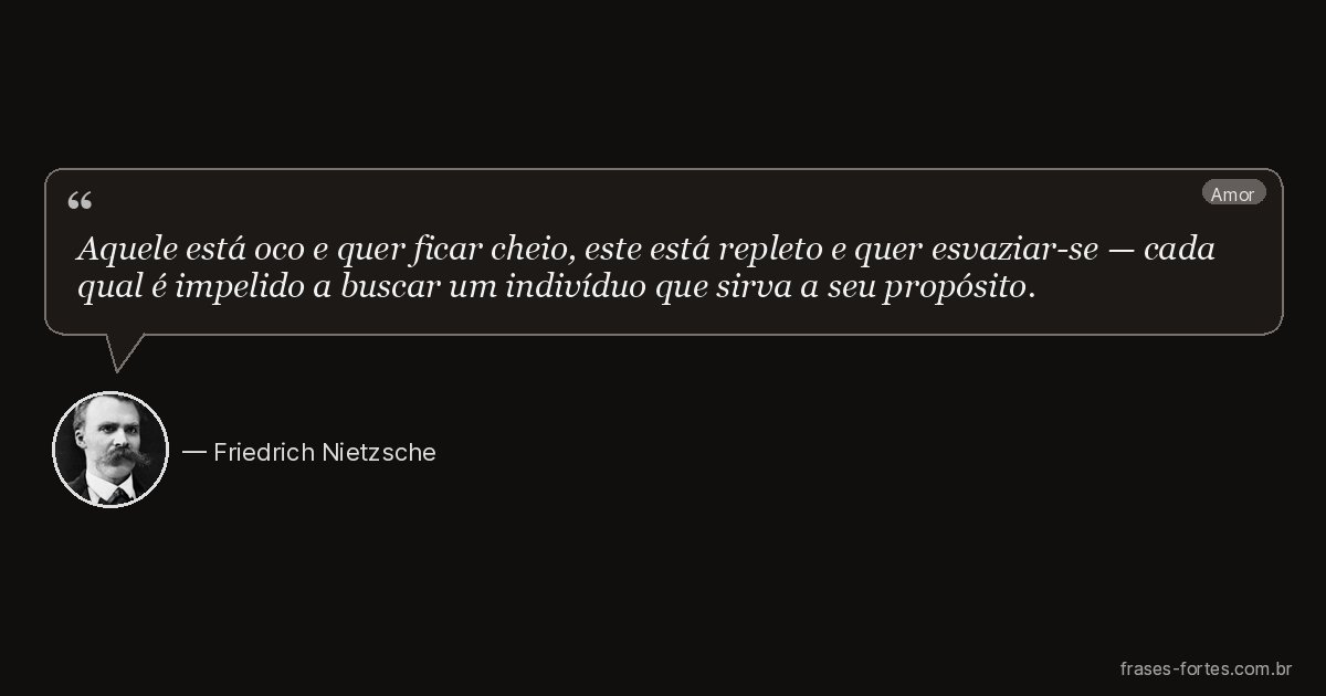 Frase de Friedrich Nietzsche