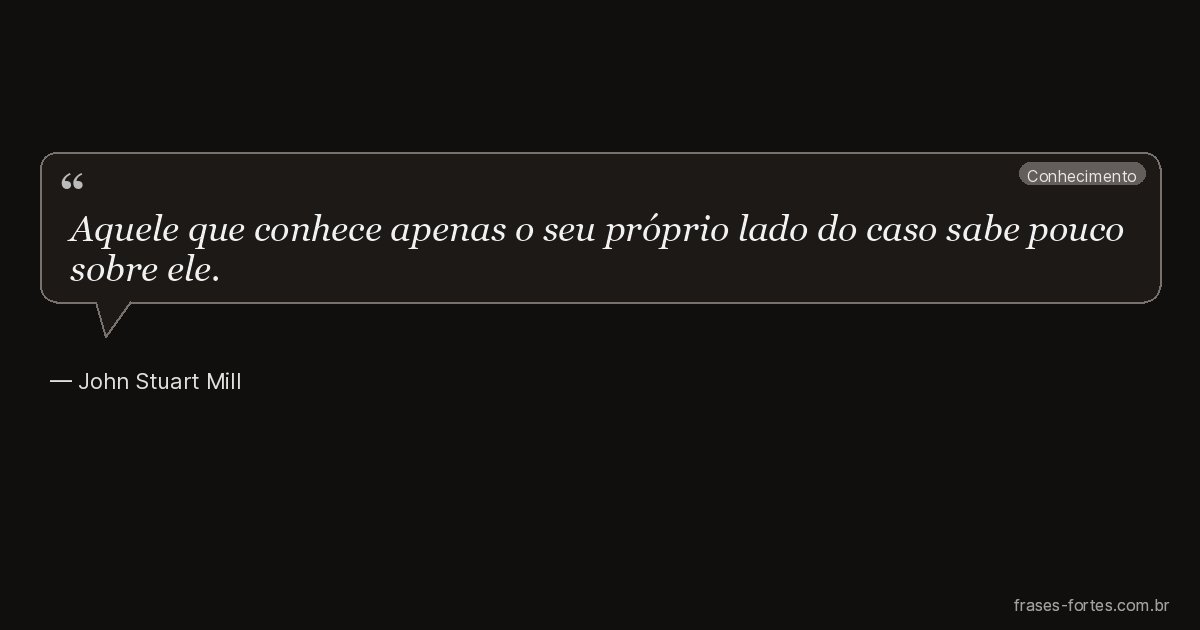 Frase de John Stuart Mill