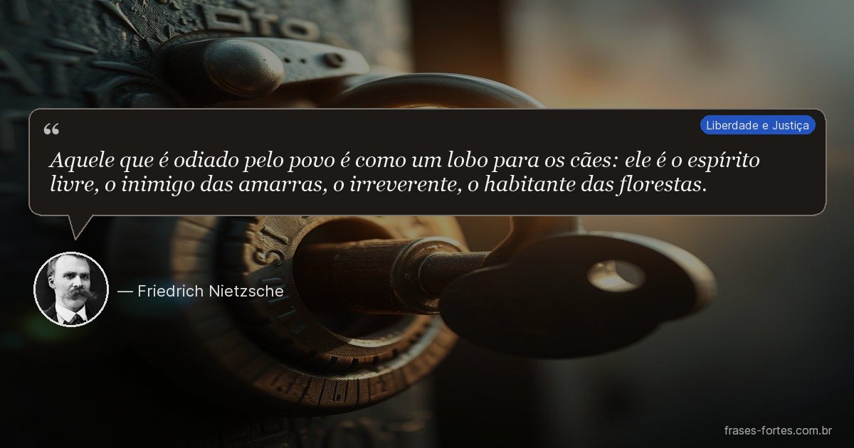 Frase de Friedrich Nietzsche