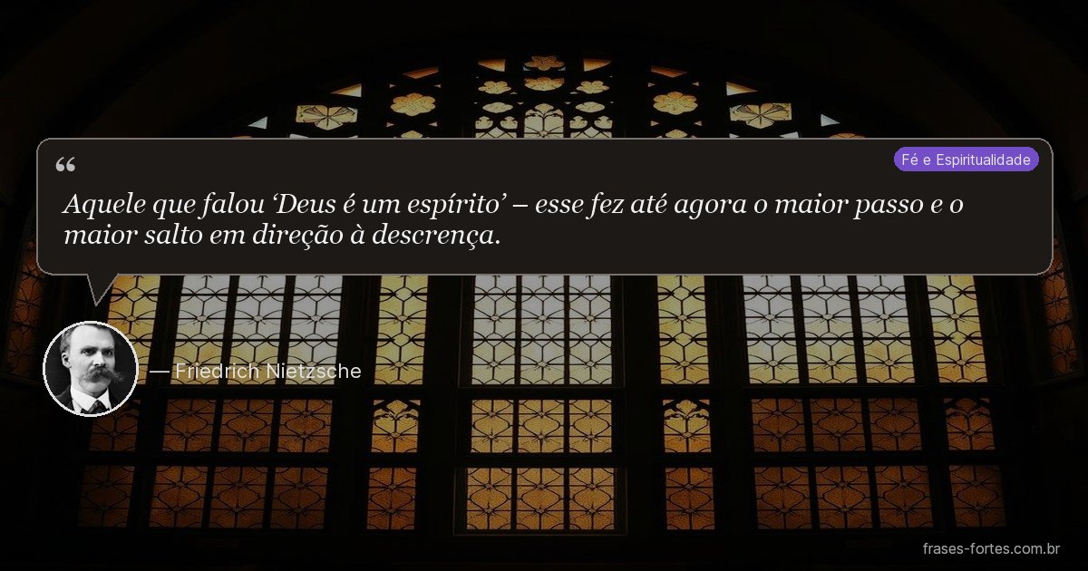 Frase de Friedrich Nietzsche