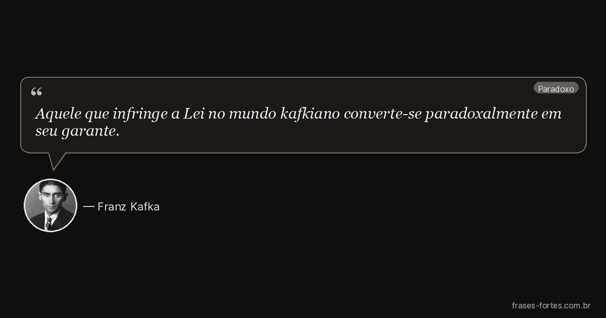 Frase de Franz Kafka