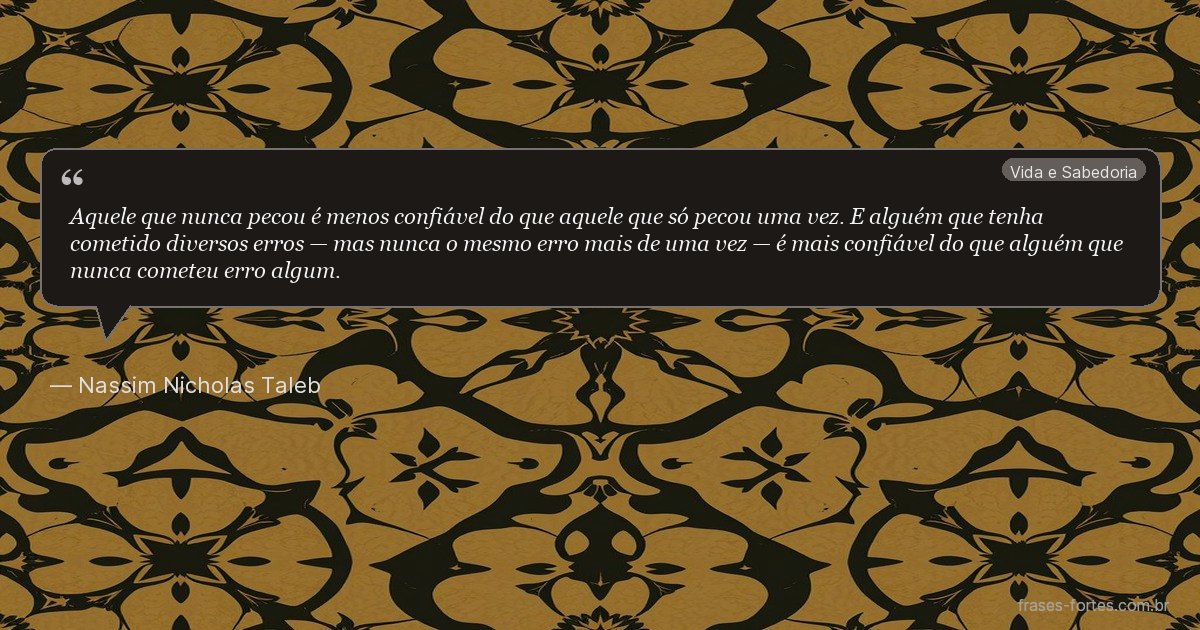 Frase de Nassim Nicholas Taleb