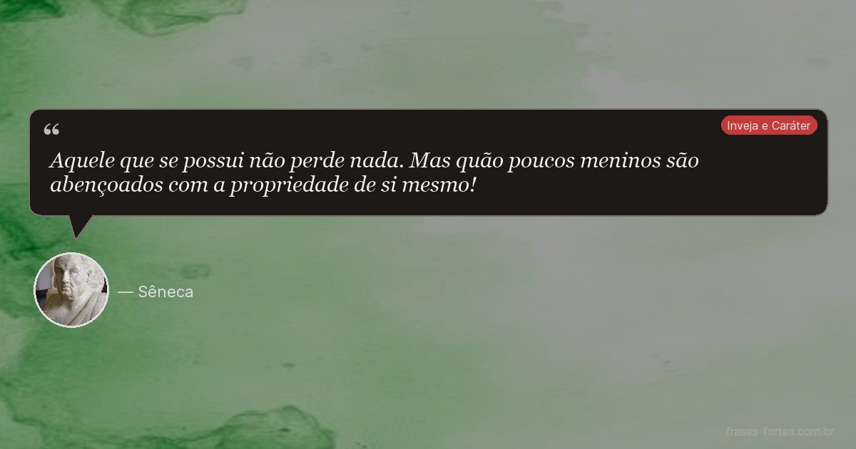 Frase de Sêneca