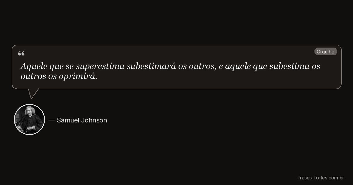 Frase de Samuel Johnson