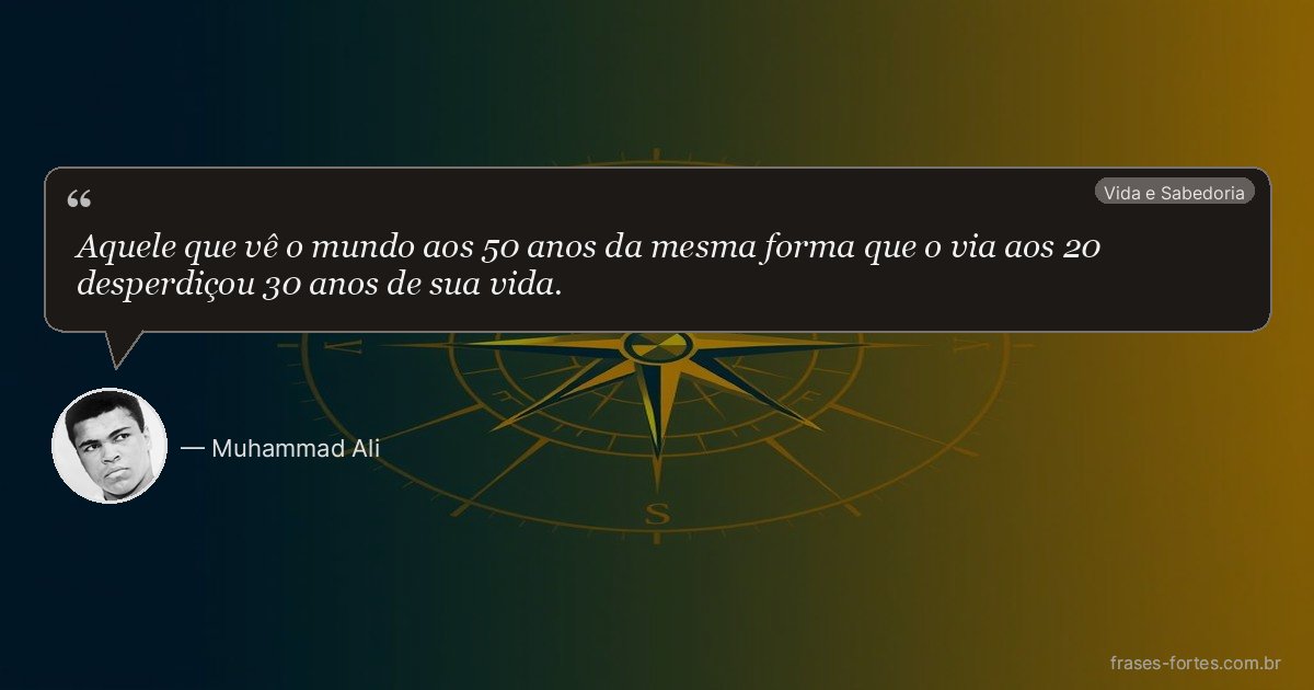 Frase de Muhammad Ali