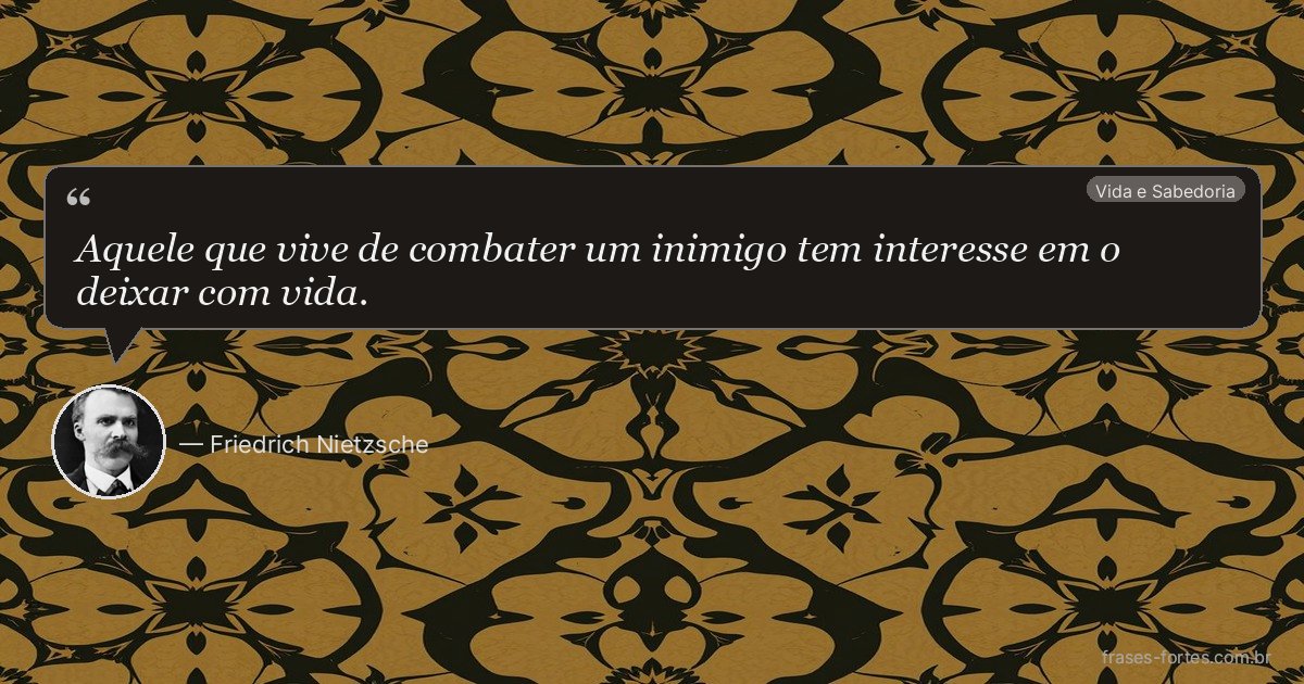 Frase de Friedrich Nietzsche