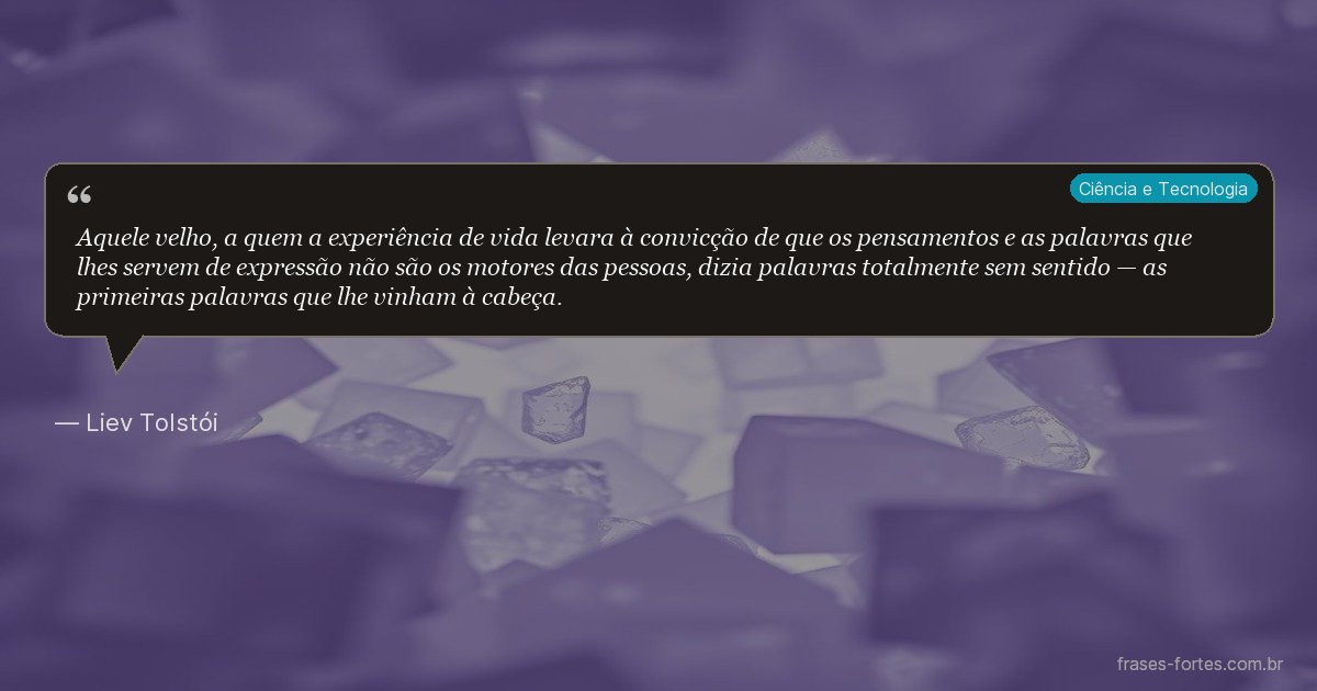 Frase de Liev Tolstói