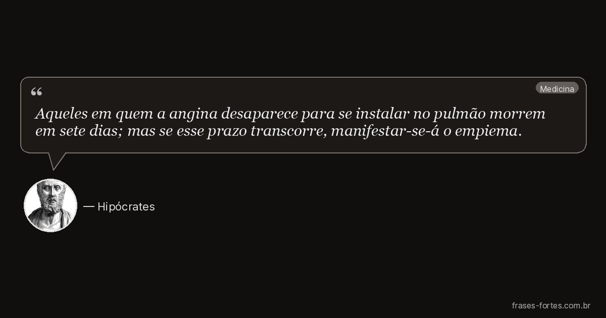 Frase de Hipócrates