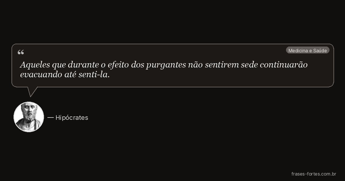 Frase de Hipócrates