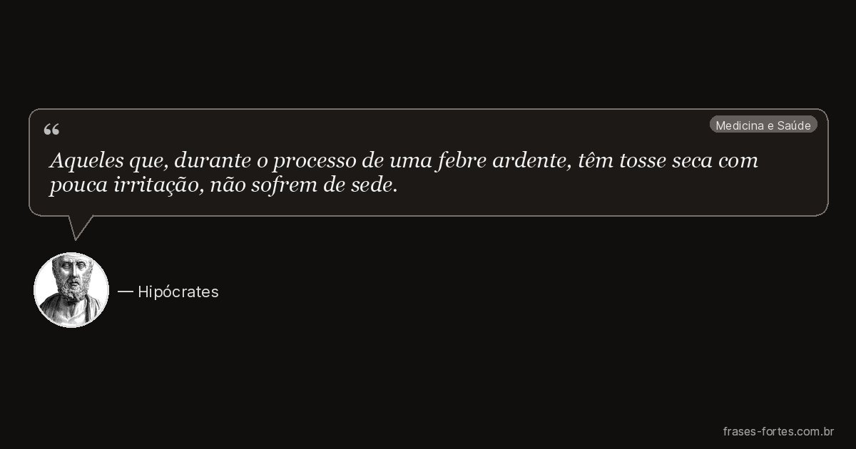 Frase de Hipócrates