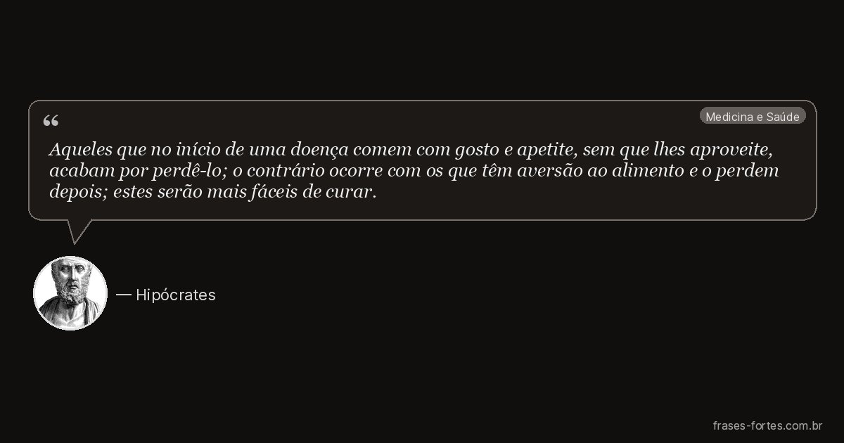 Frase de Hipócrates