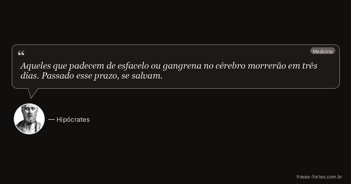 Frase de Hipócrates