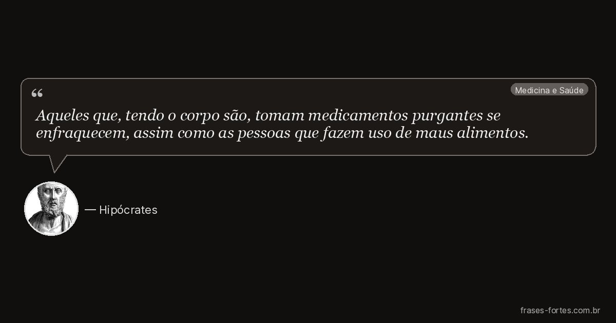 Frase de Hipócrates