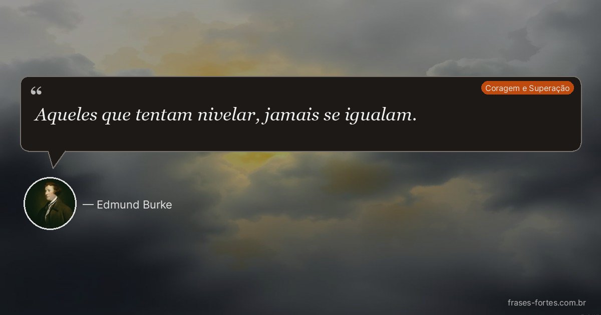 Frase de Edmund Burke