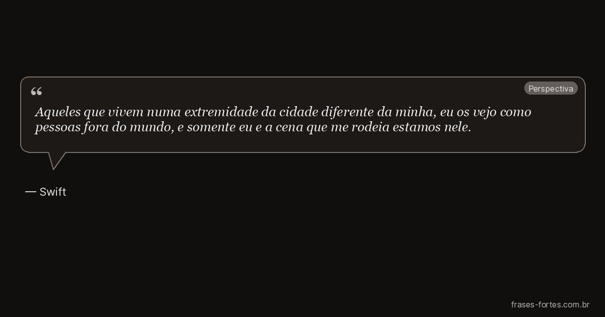 Frase de Swift
