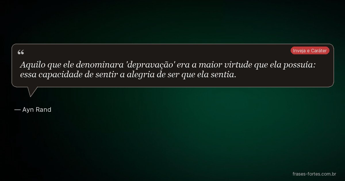 Frase de Ayn Rand