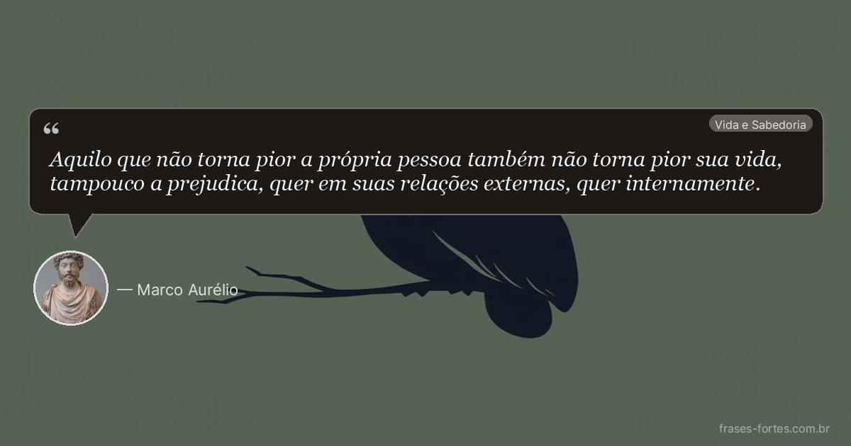 Frase de Marco Aurélio