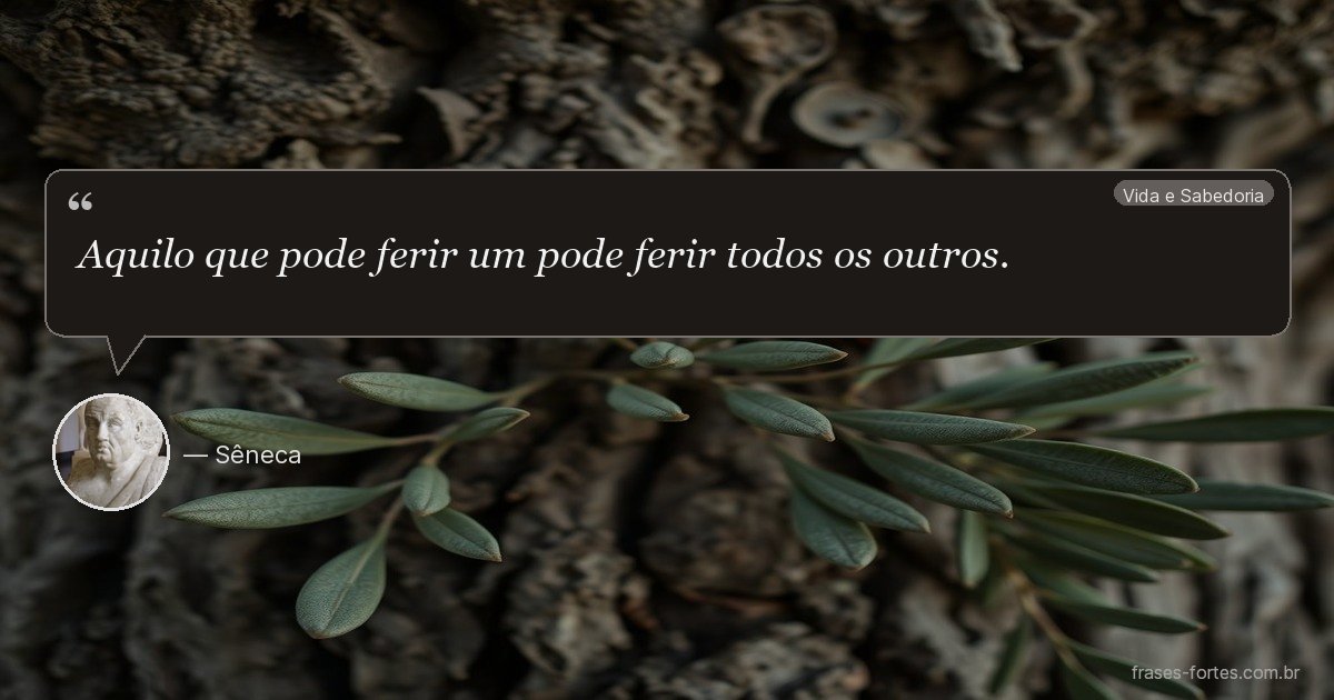 Frase de Sêneca