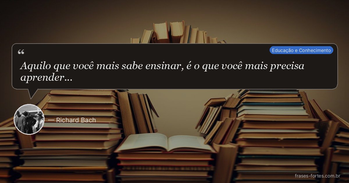 Frase de Richard Bach