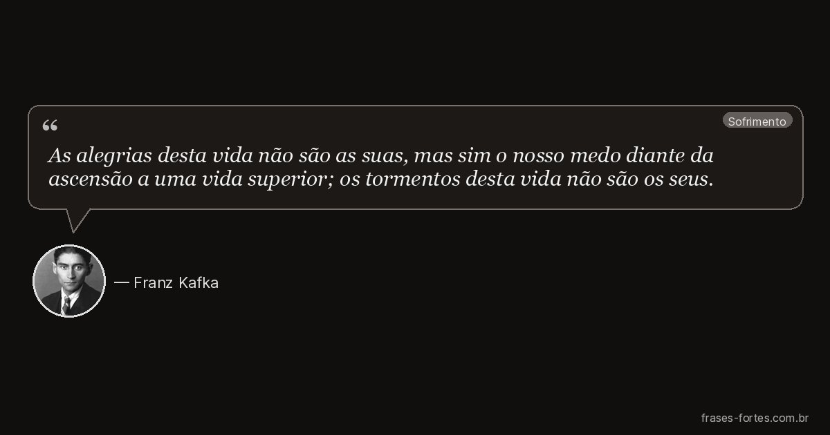 Frase de Franz Kafka