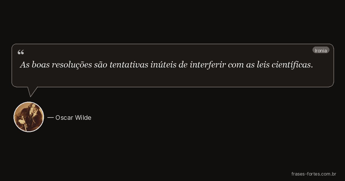Frase de Oscar Wilde