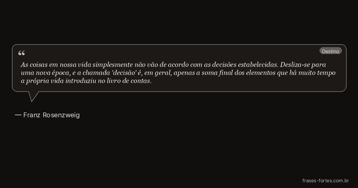 Frase de Franz Rosenzweig