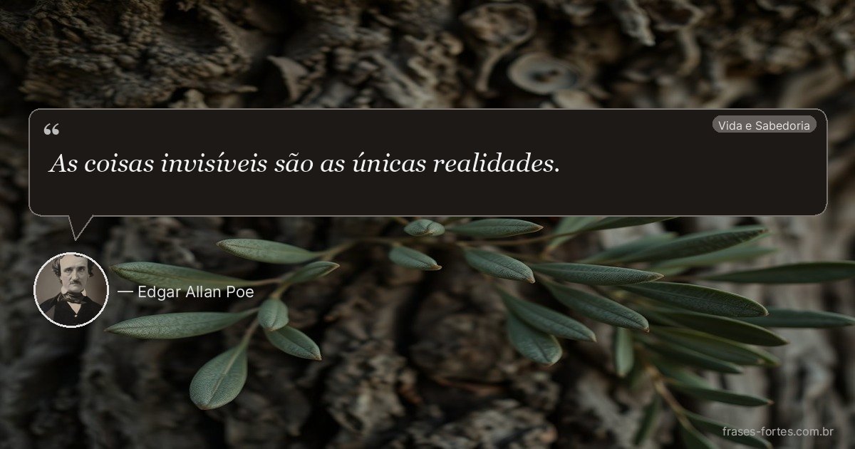 Frase de Edgar Allan Poe